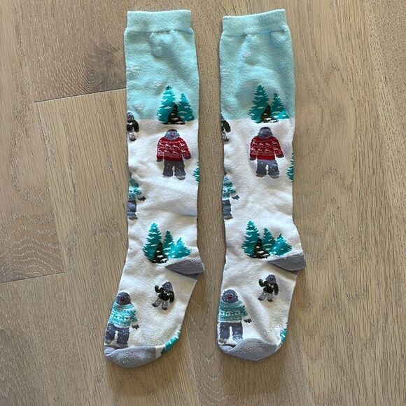 Sock It to Me - Yeti Family - Knee High Socks - Unisex - Picture 2 of 4